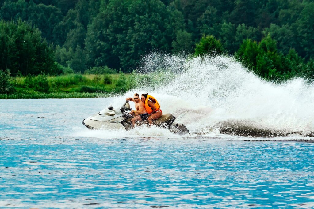 Woman On Jet Ski