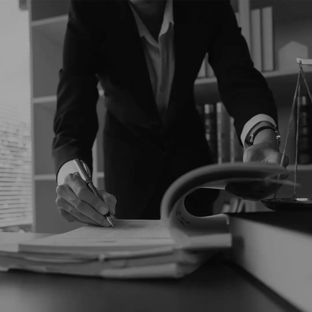 Attorney Reviewing Legal Documents