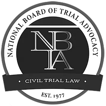 National Board Of Trial Advocacy Civil Trial Law Certification Badge